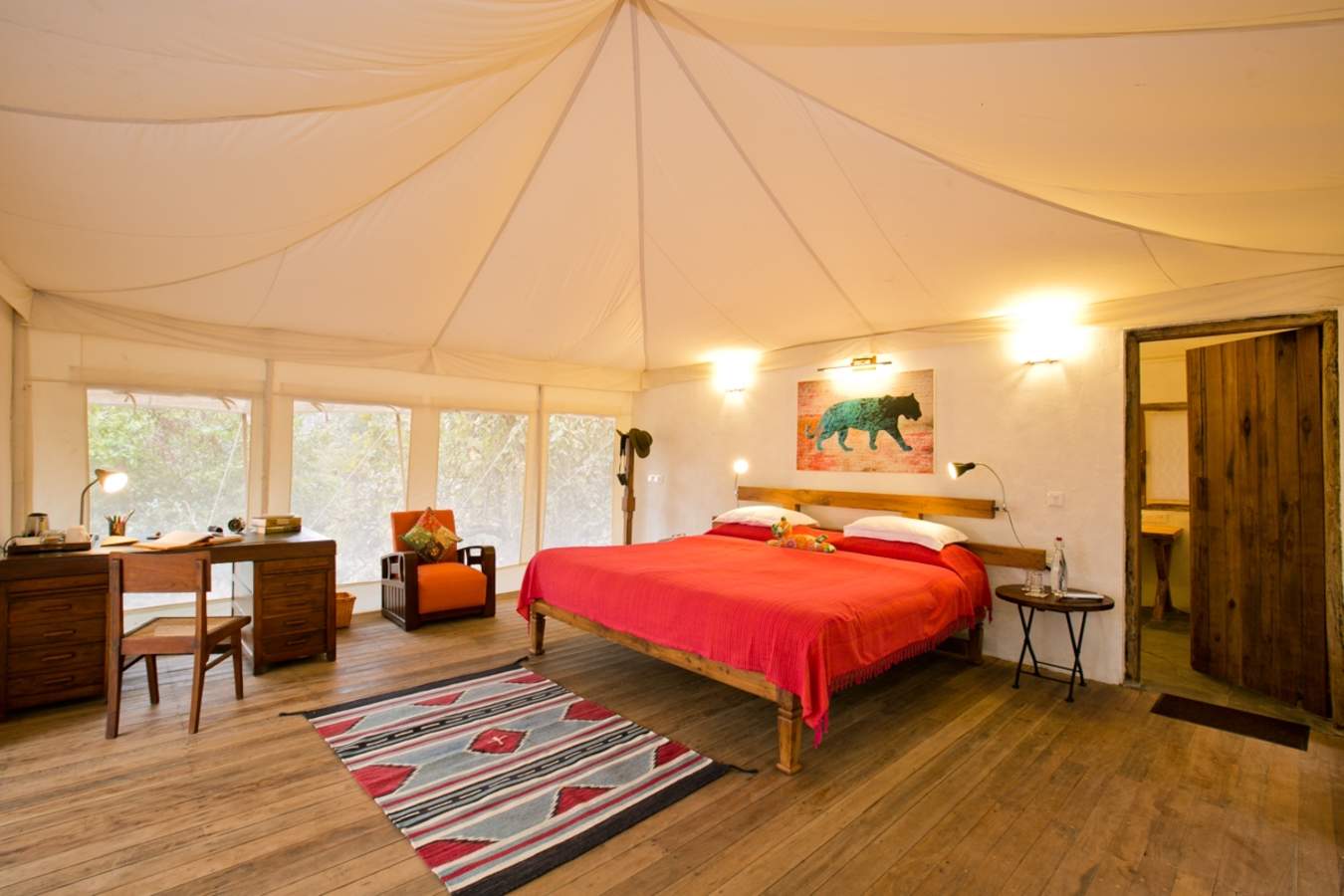 Tent Interiors - Jamtara Wilderness Camp