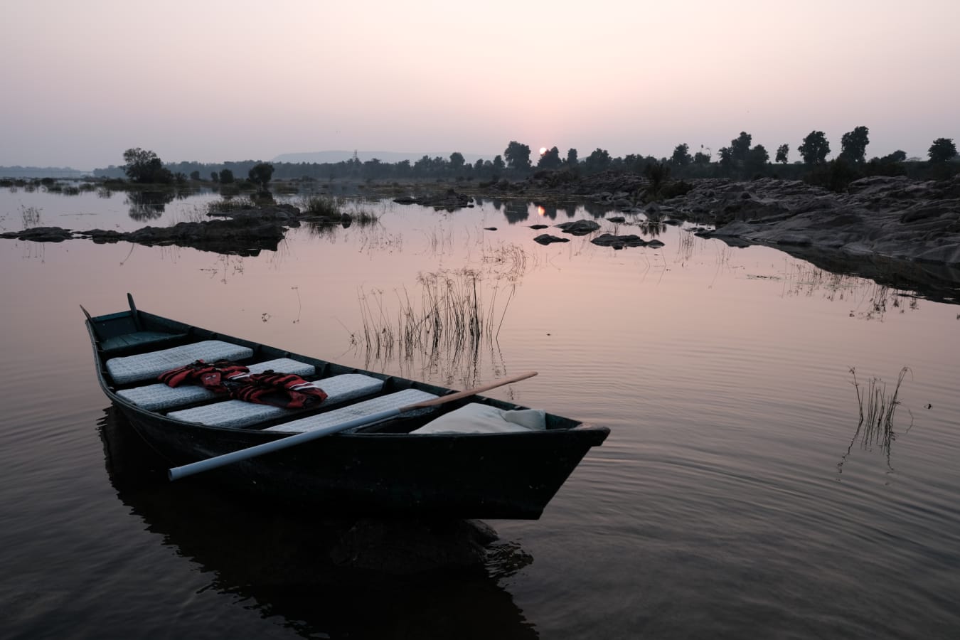 Boat at Sarai River 