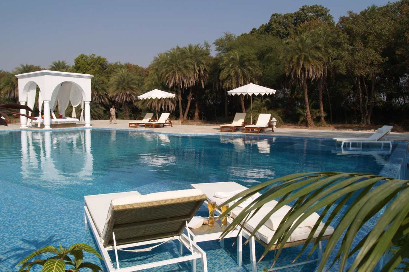 View of Pool - Shahpura Bagh