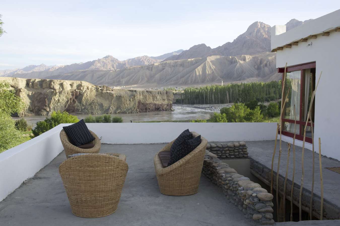 Views from Indus Village House - Shakti Ladakh Village Houses