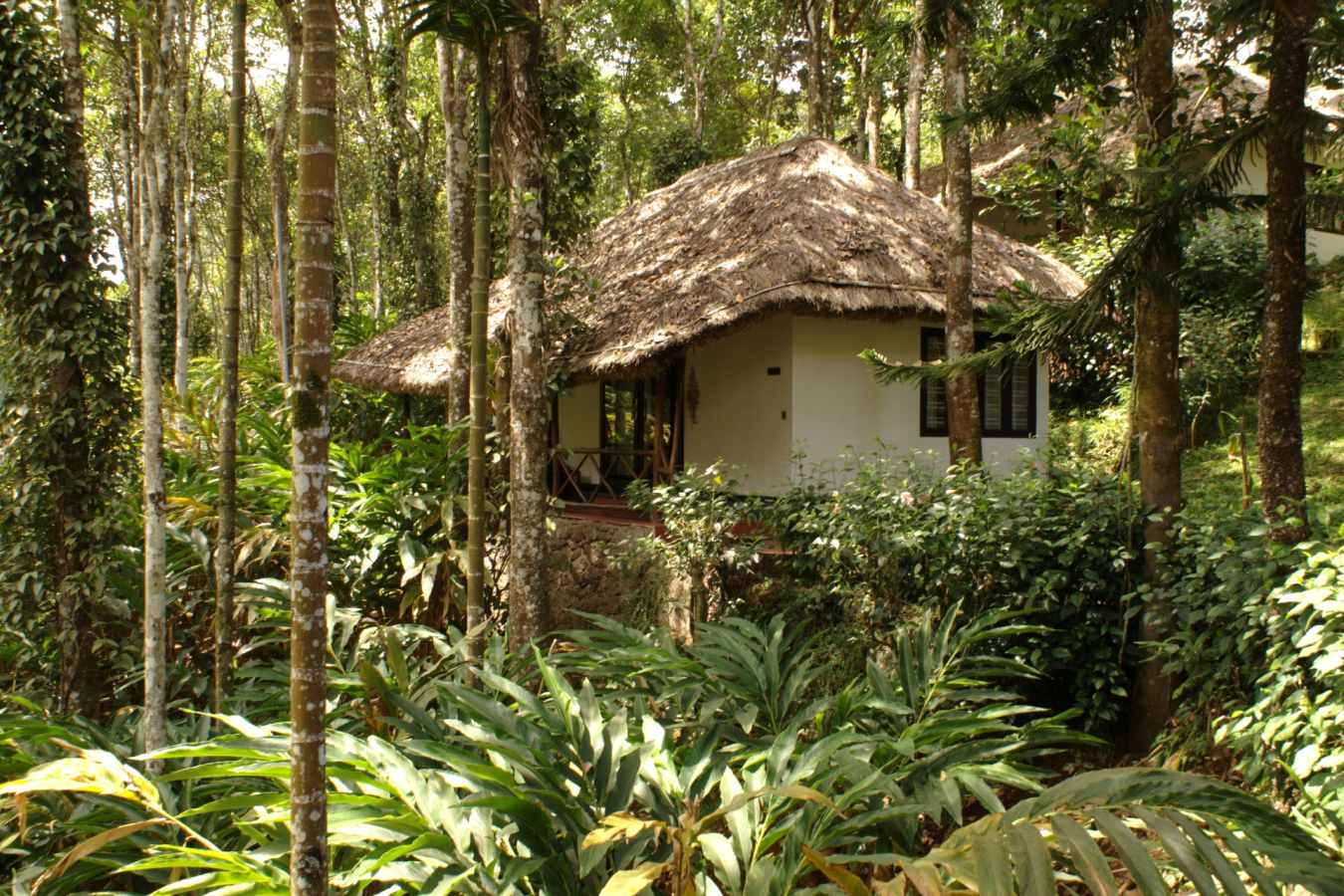Hut Exterior - Shalimar Spice Garden