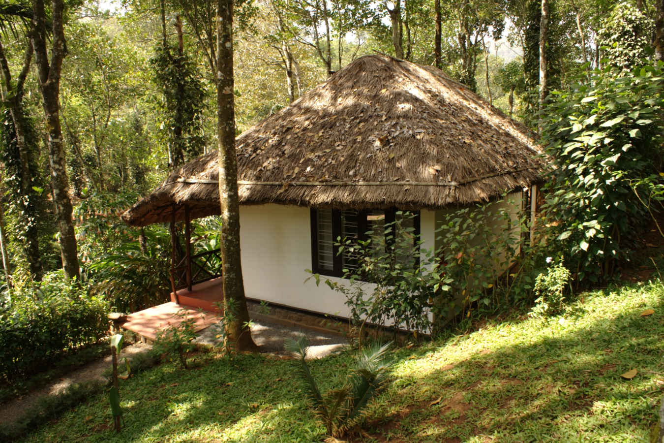 Hut and Forest - Shalimar Spice Garden