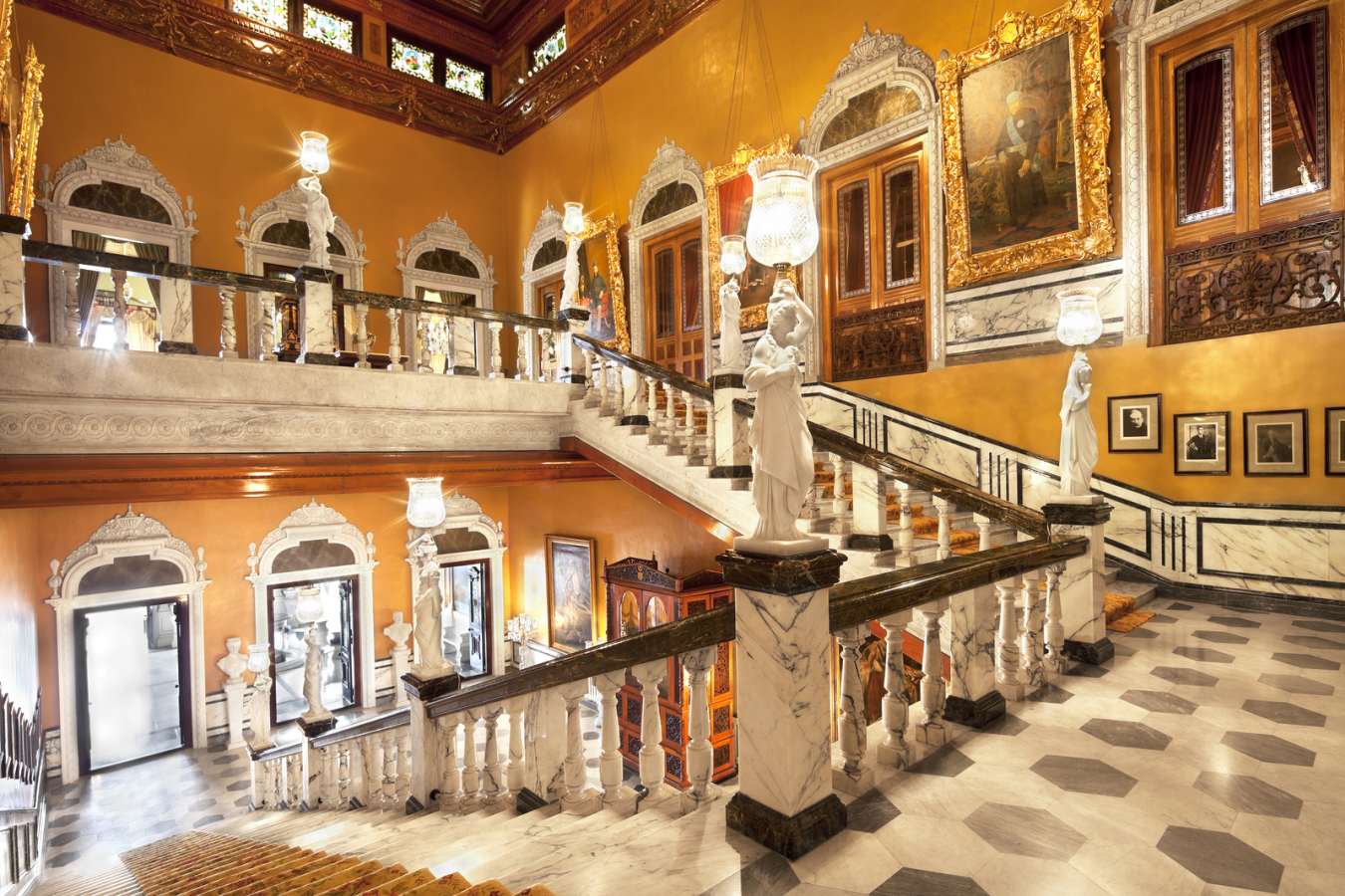 Staircase - Taj Falaknuma Palace
