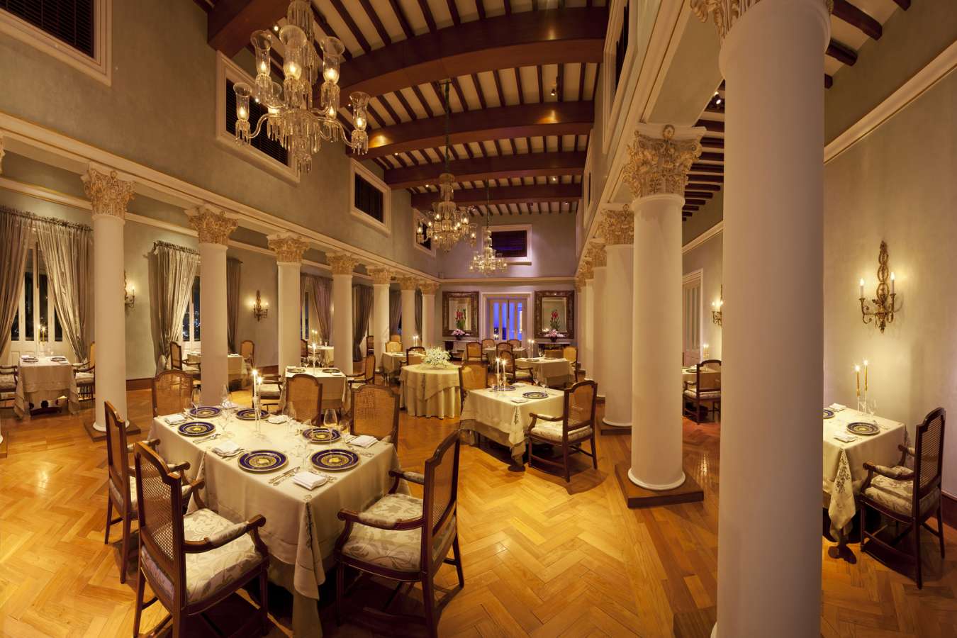 Dining area - Taj Falaknuma Palace