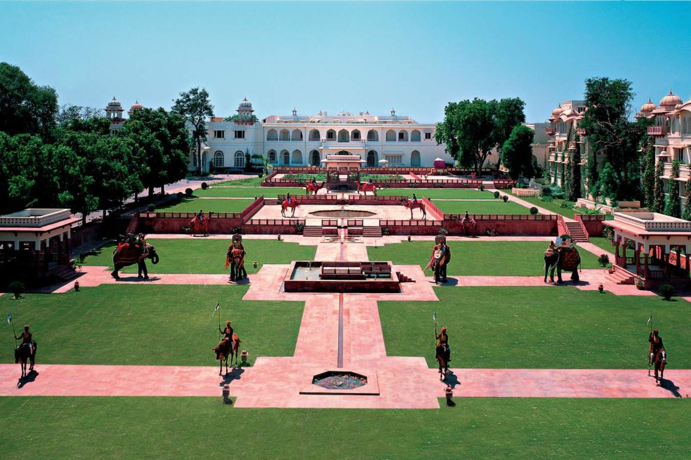 The Moghul Gardens - Taj Jai Mahal Palace