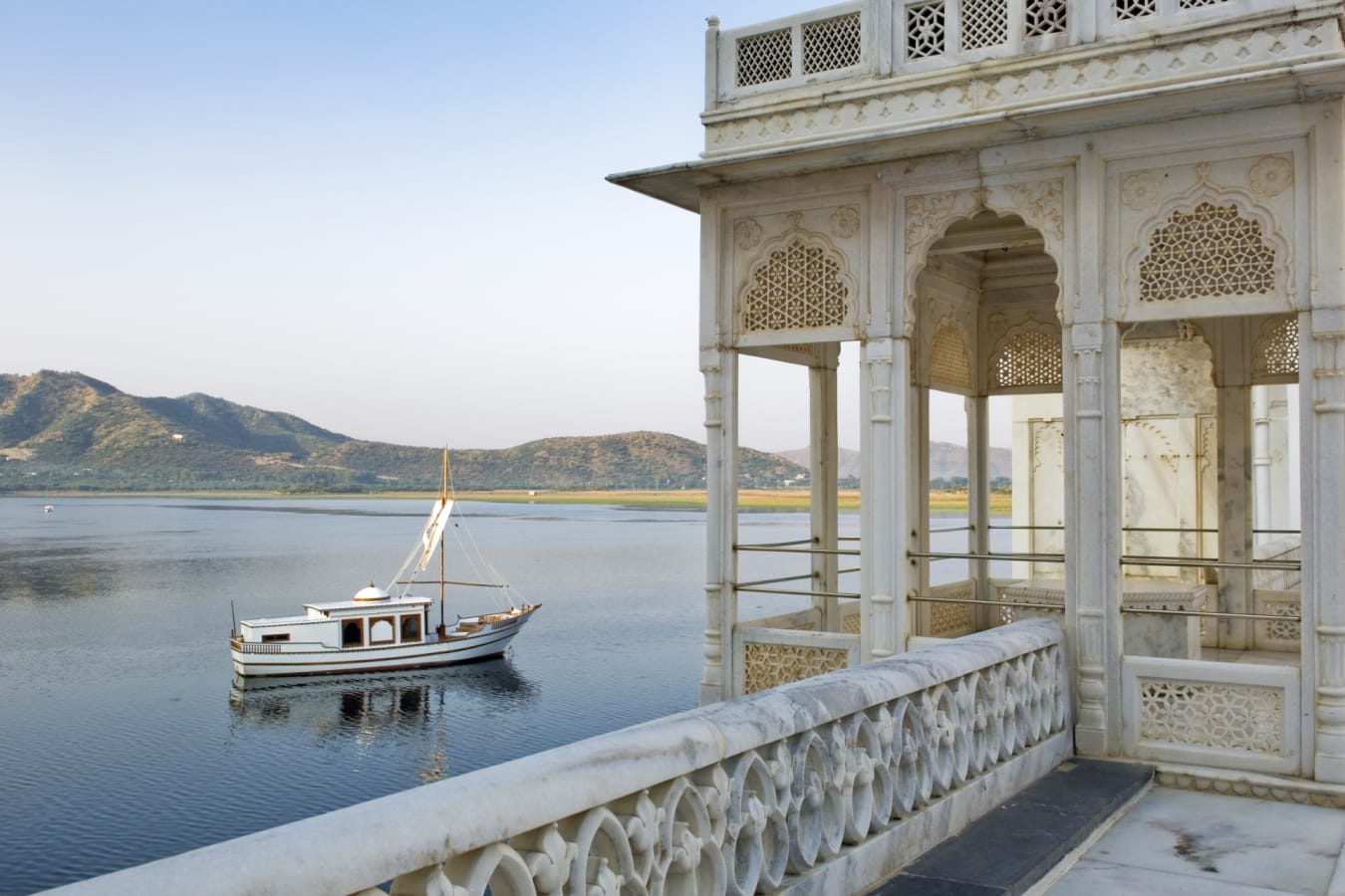 View from hotel - Taj Lake Palace