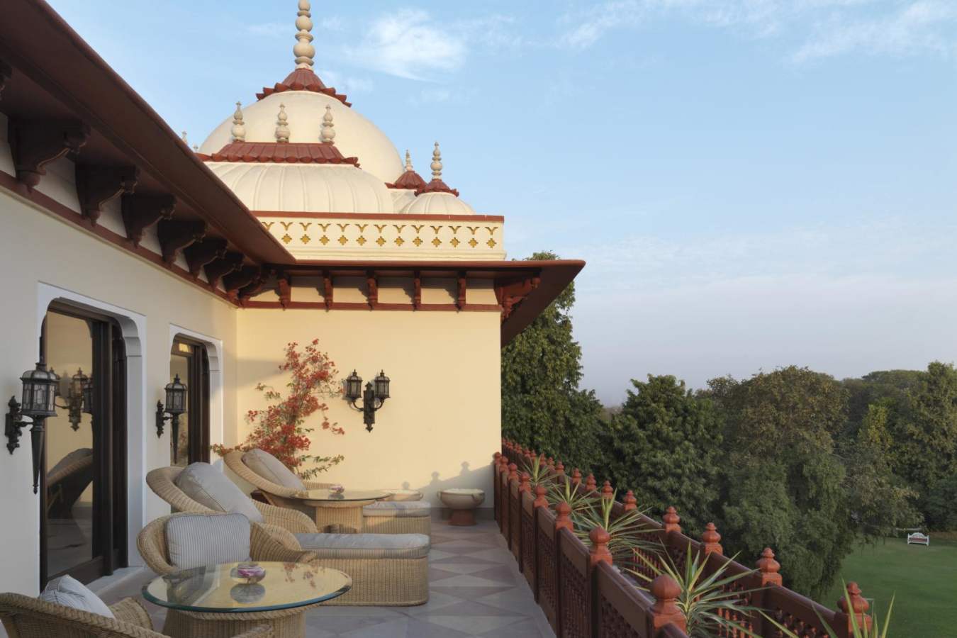 Balcony Seating - Taj Rambagh Palace