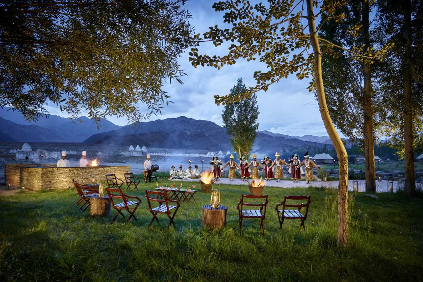 Barbeque - Chamba Camp, Thiksey