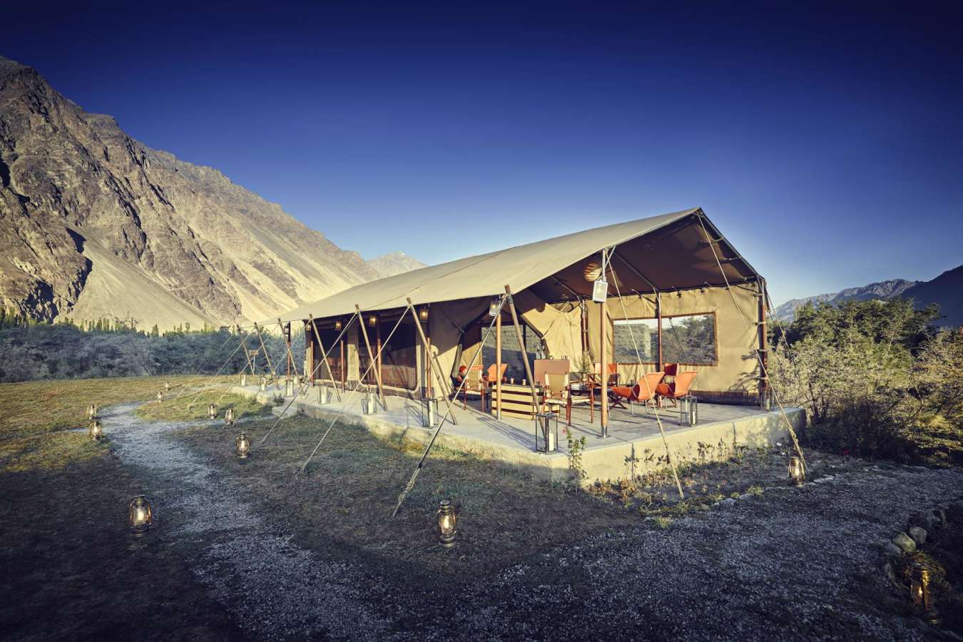 Reception Tent - Diskit, Nubra Valley