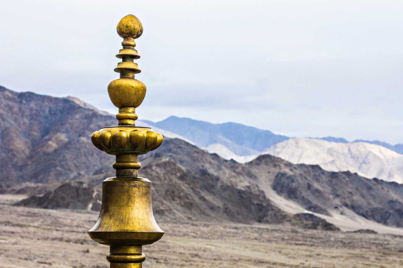 View from Thiskey Monastery