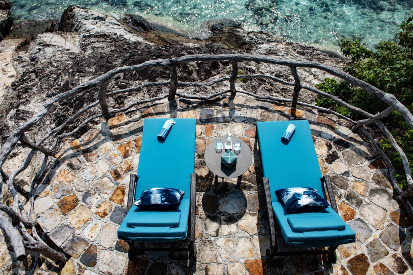 private sunbeds