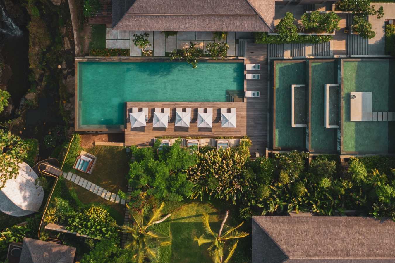 Nirjhara - Aerial View of Swimming Pool
