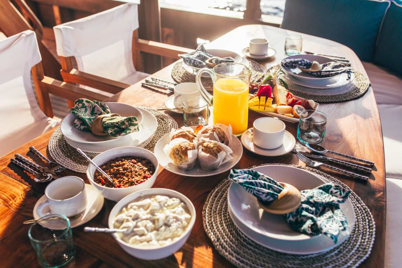 Breakfast - Rascal Luxury Yacht