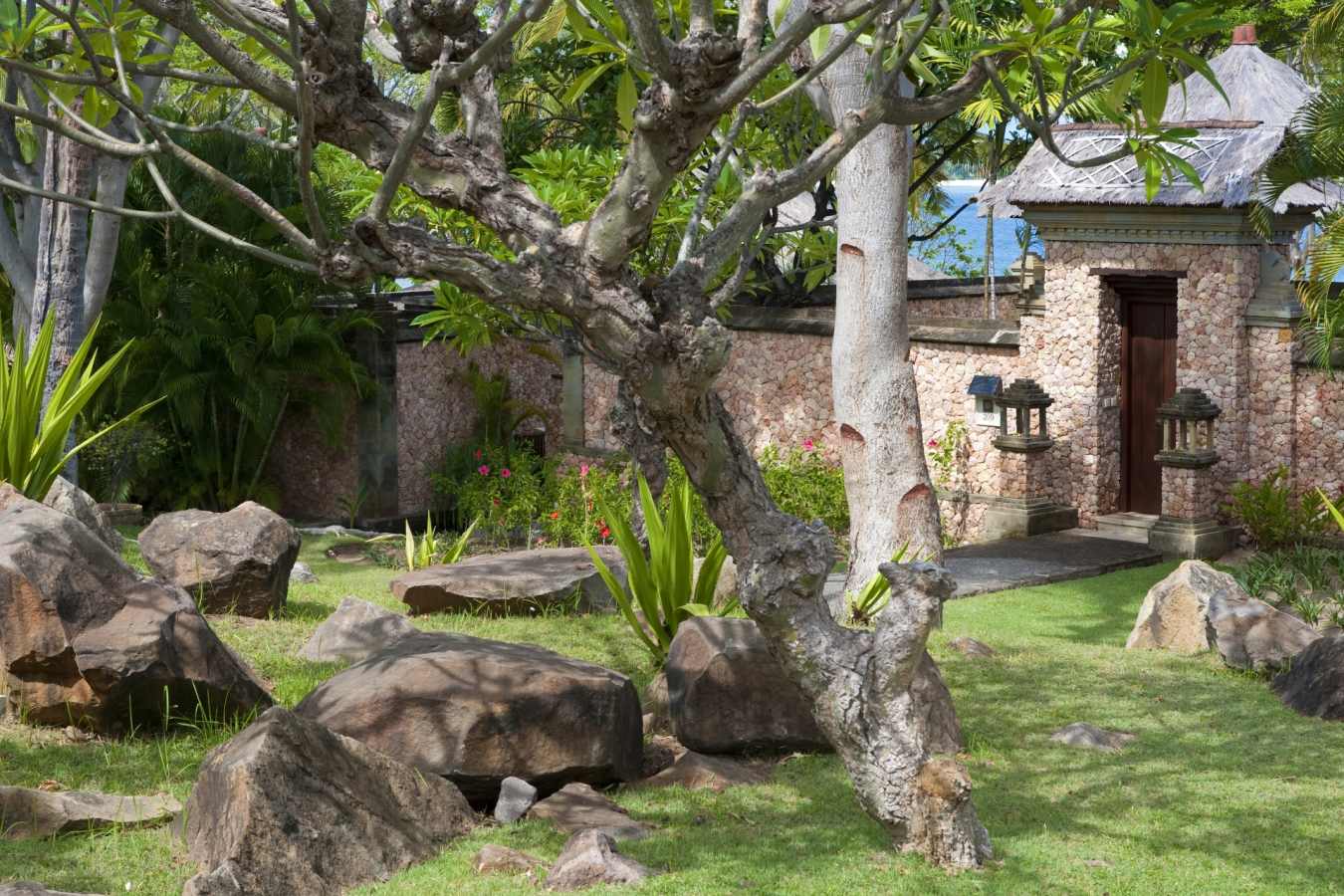 Villa entrance
