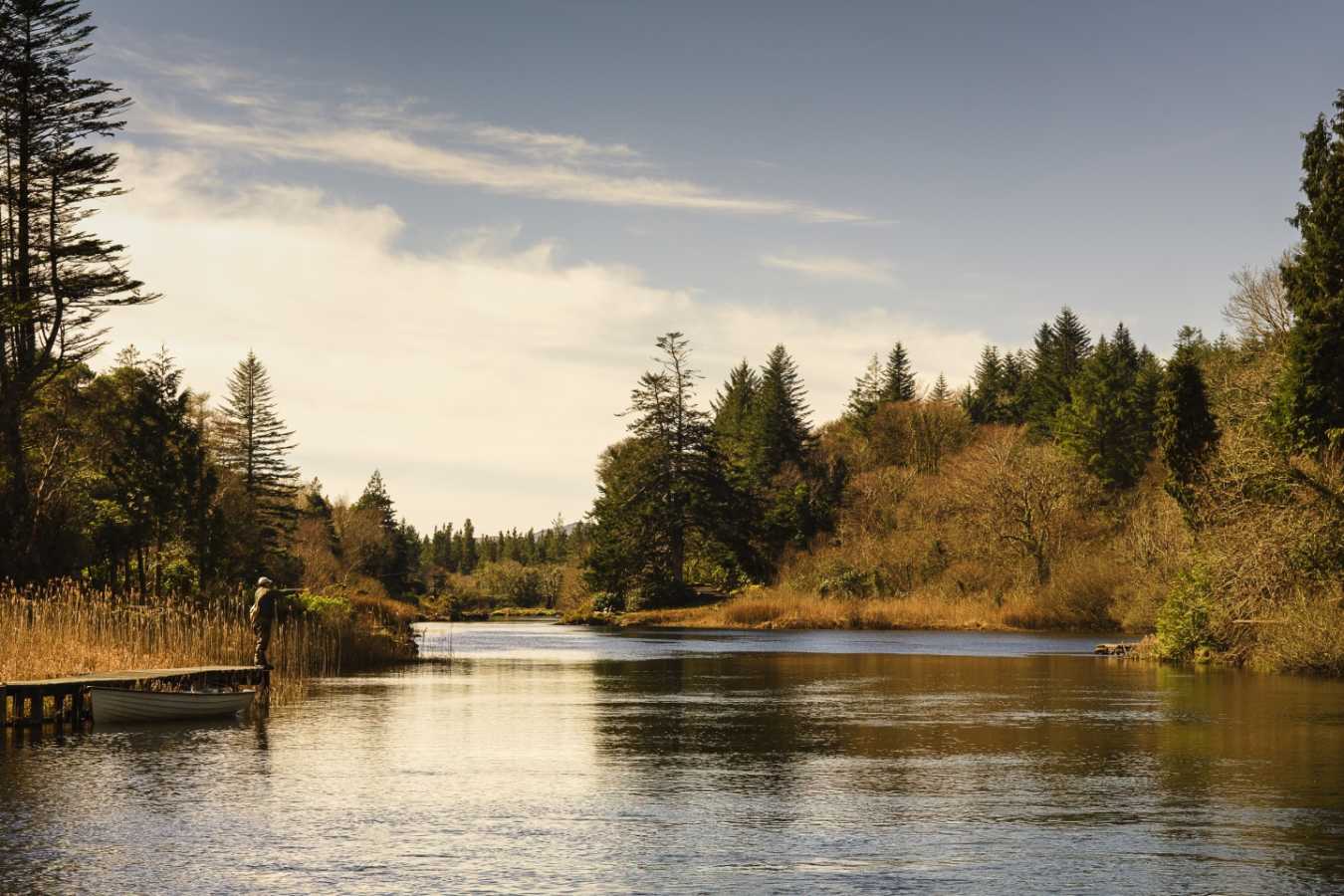 Fishing on the river - Ballynahinch Castle