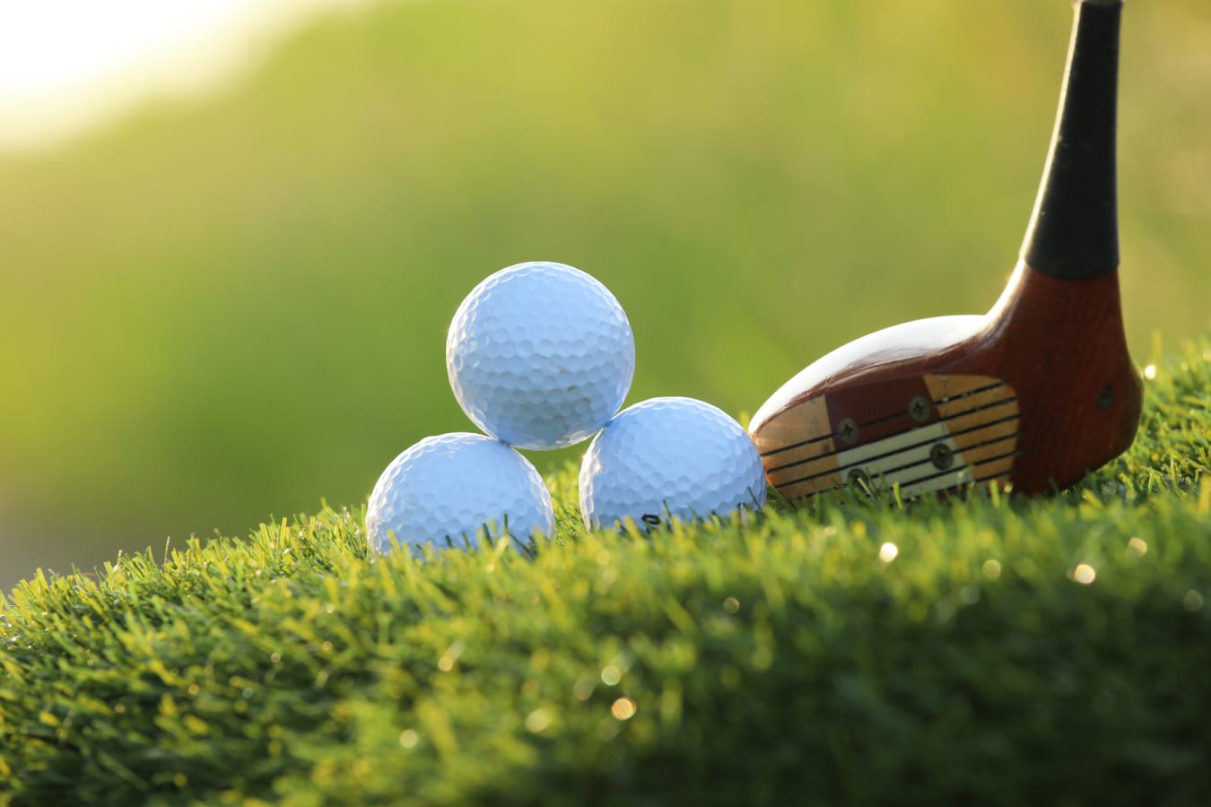 Gof balls and club 