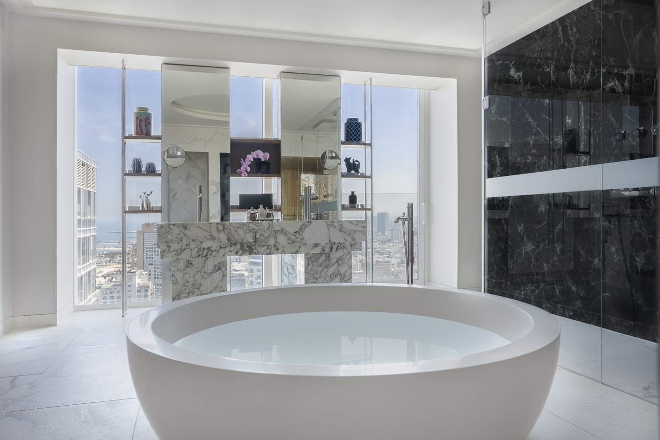 David Penthouse Master Bathroom 