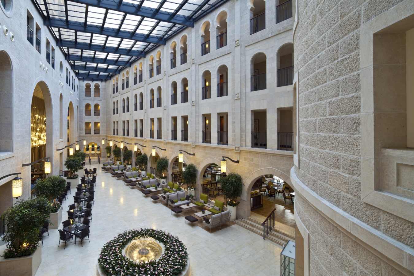 Atrium Promenade with Glass Ceiling
