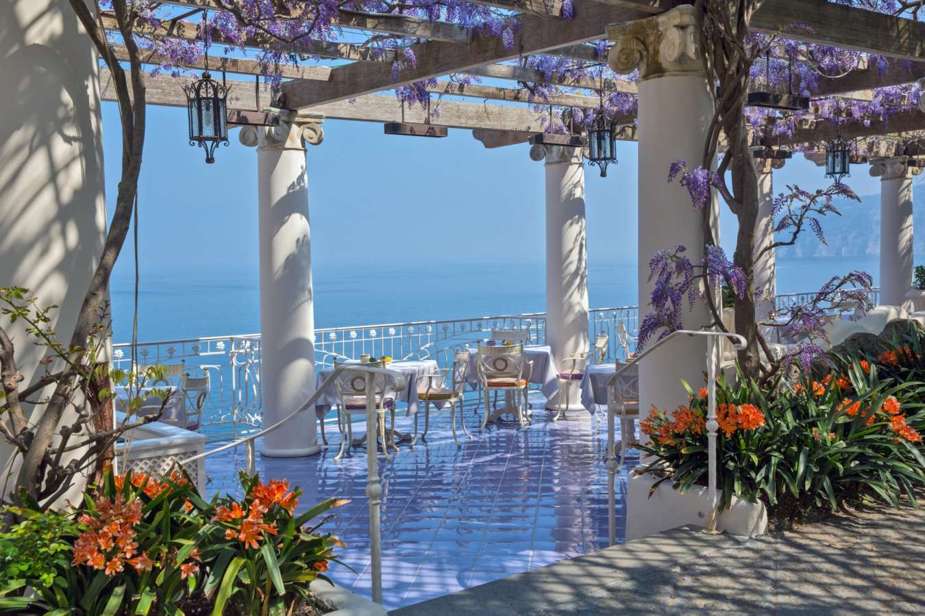 La Pergola terrace - Bellevue Syrene