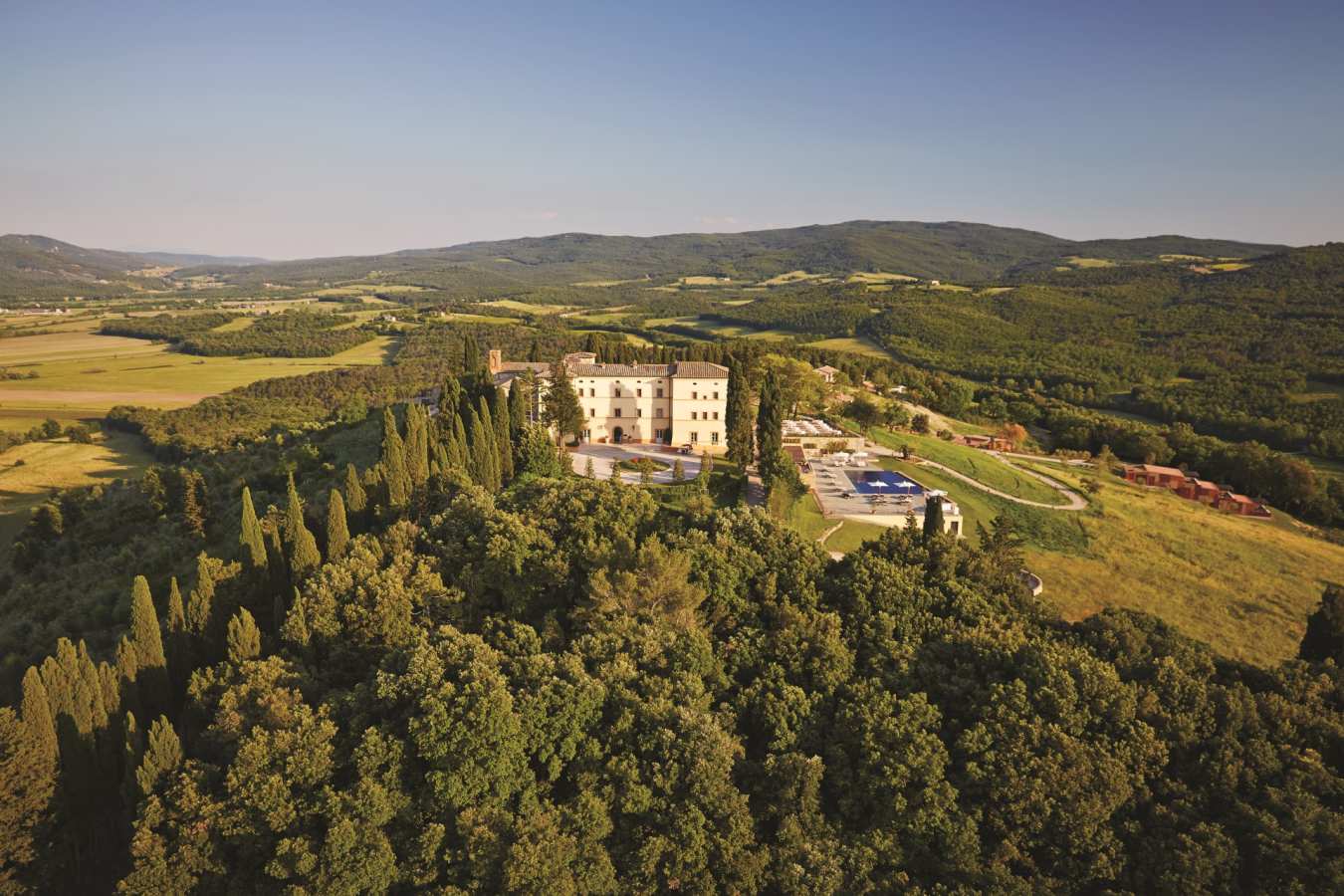 Aerial view - Belmond Castello di Casole