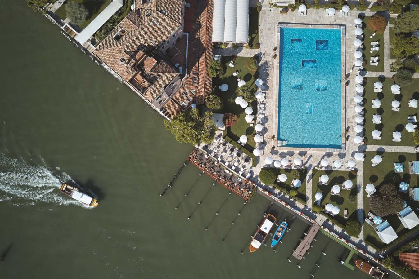Pool aerial view - Belmond Hotel Cipriani