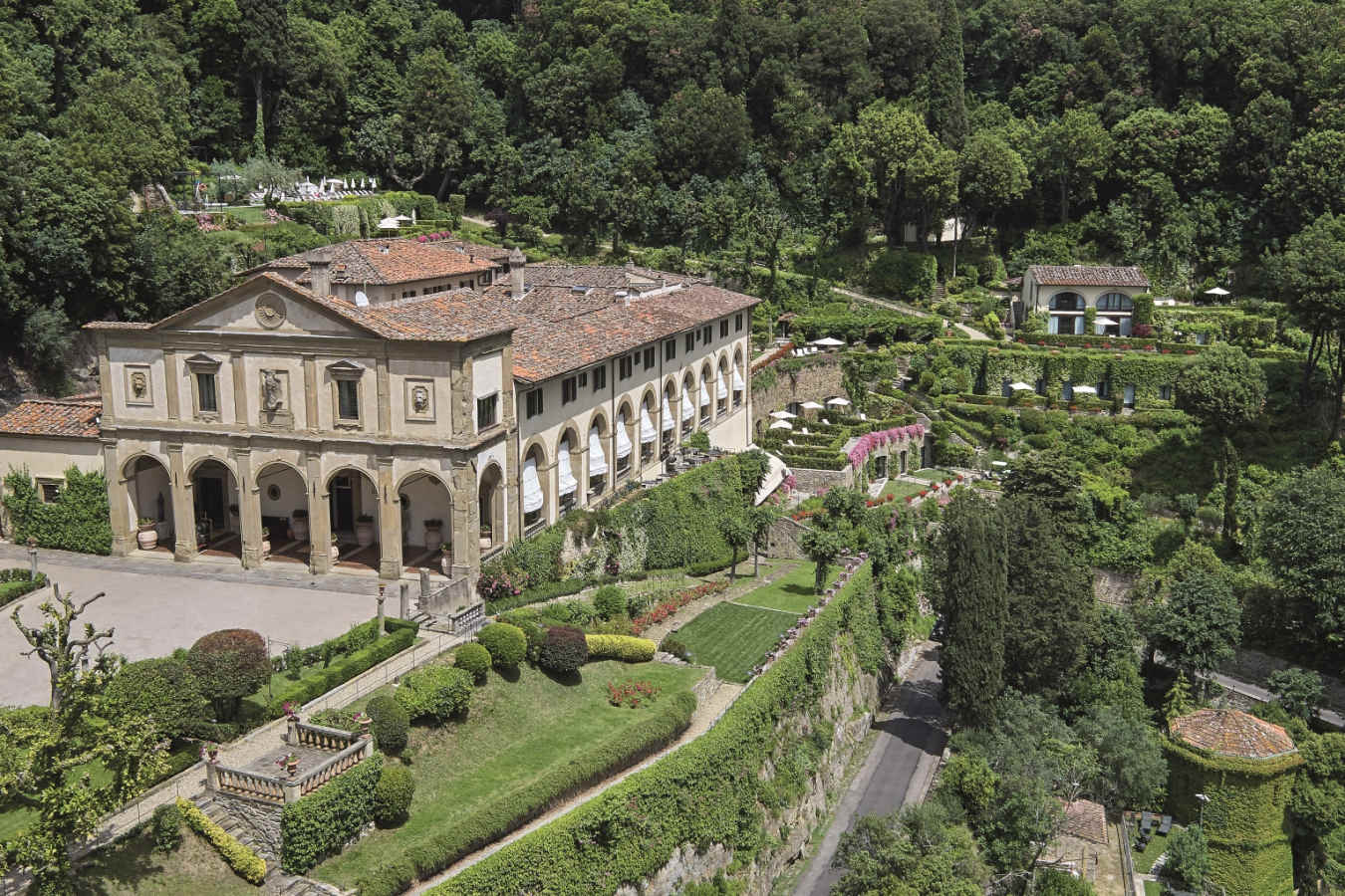 Aerial view - Belmond Villa San Michele