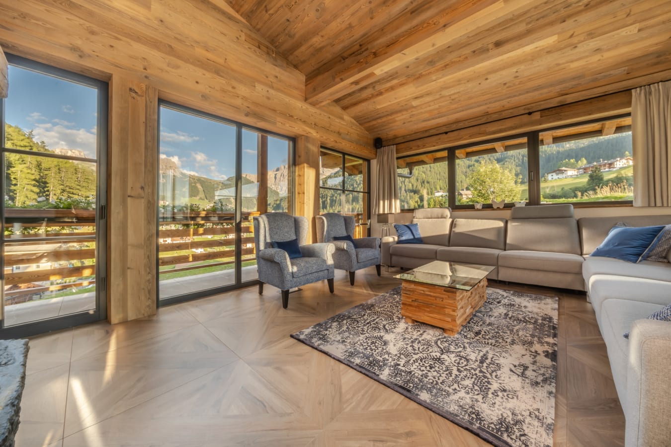 Lounge area and view
