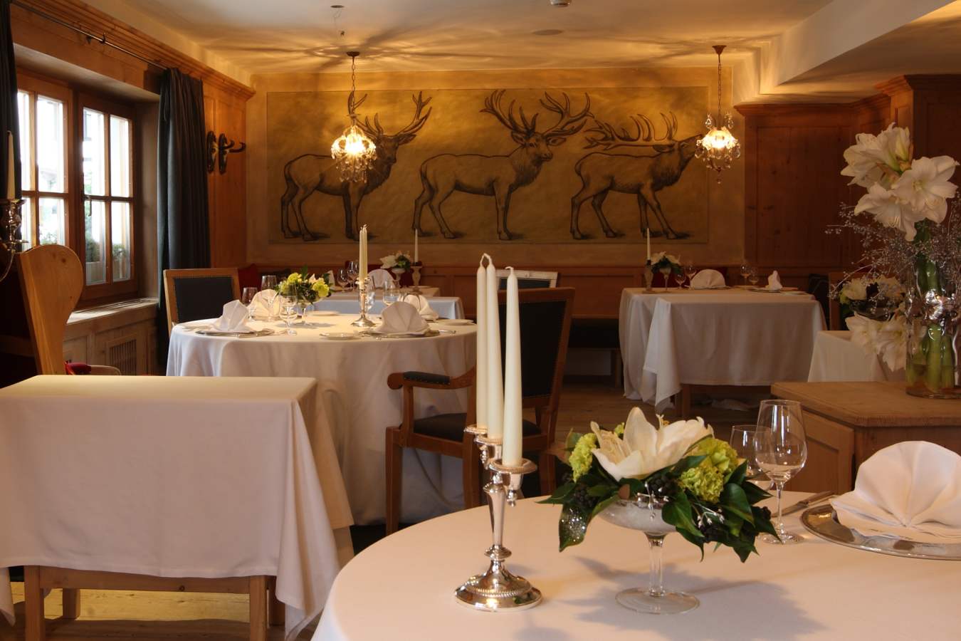 St Hubertus restaurant -  Chalet Zeno, Rosa Alpina 