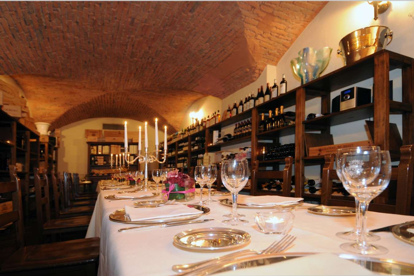 Enoteca Morandi wine cellar