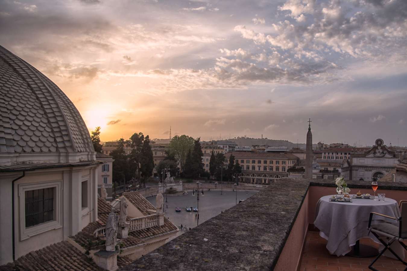 Popolo Suite terrace - Hotel de Russie