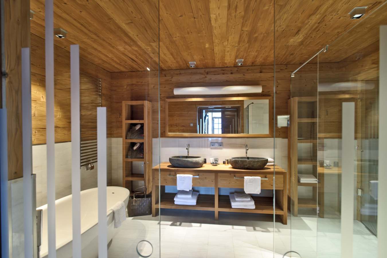 Chalet Gran Tera Bathroom -  Hotel Fanes