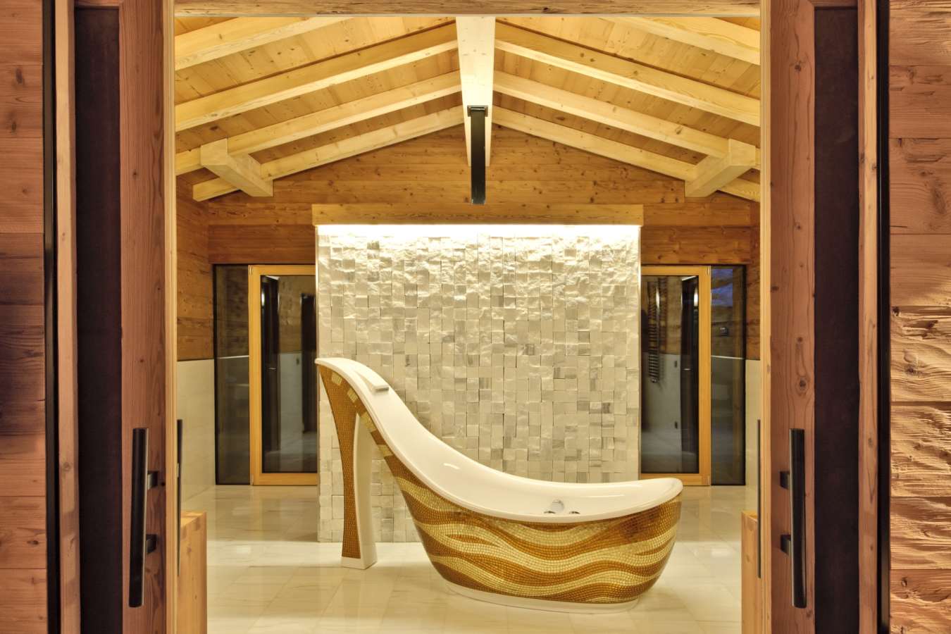 Chalet Gran Cil Bathroom  - Hotel Fanes