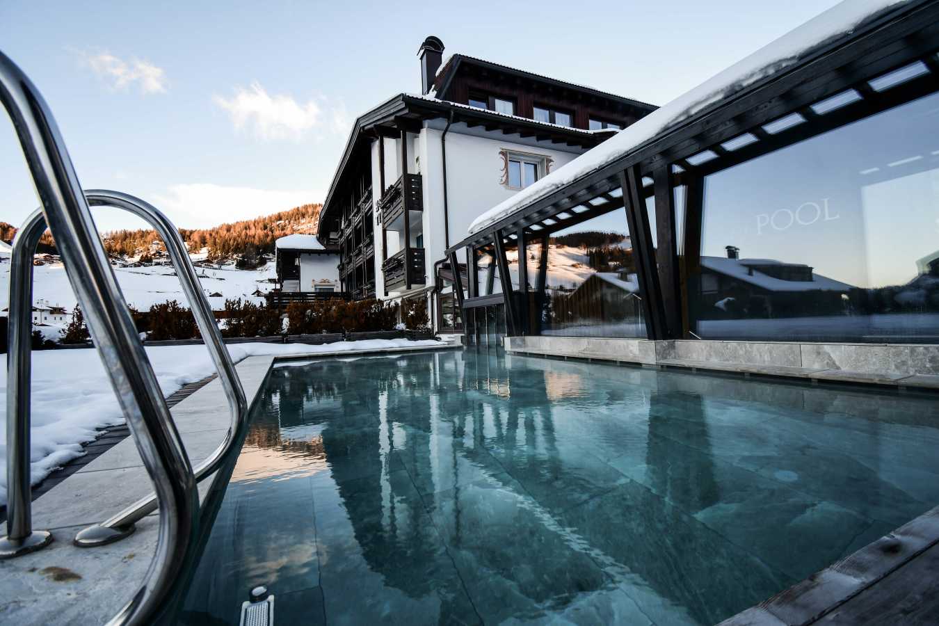 Outdoor Pool - Hotel Tyrol - Winter