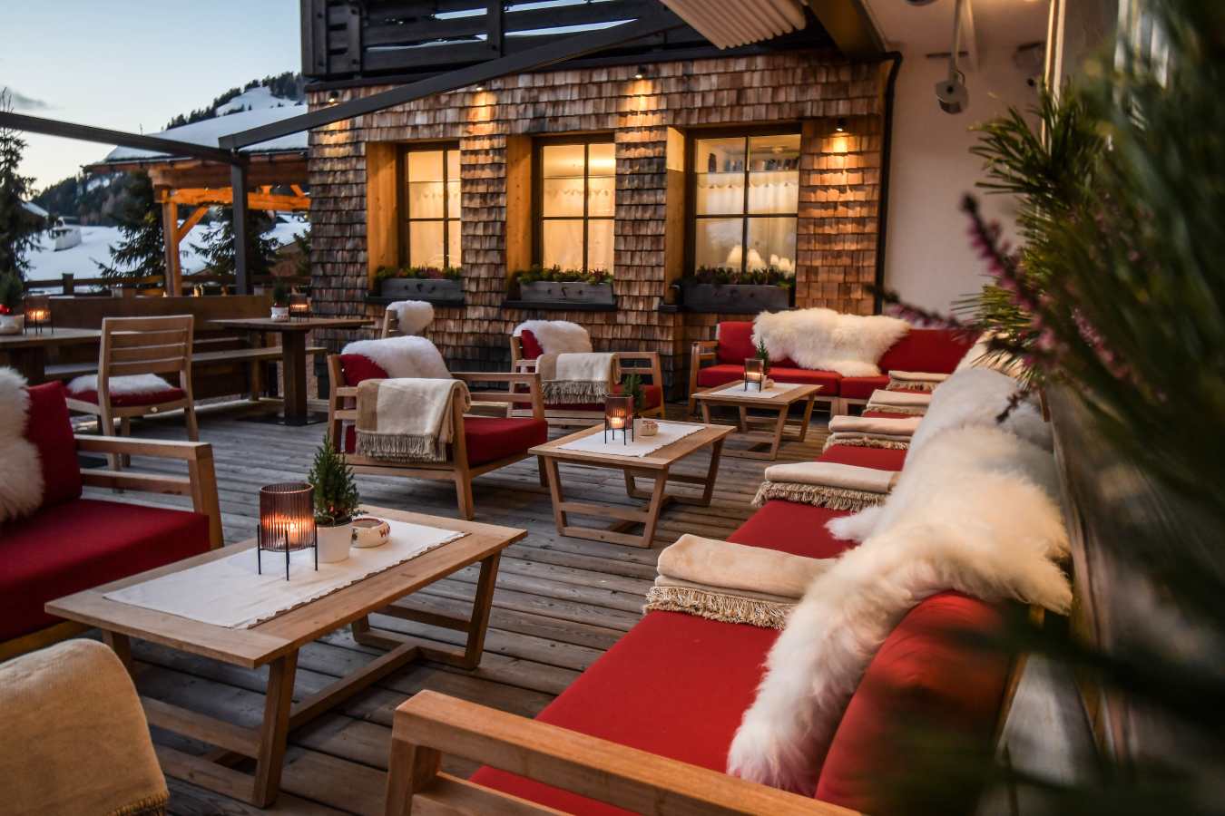 Terrace - Hotel Tyrol - Winter