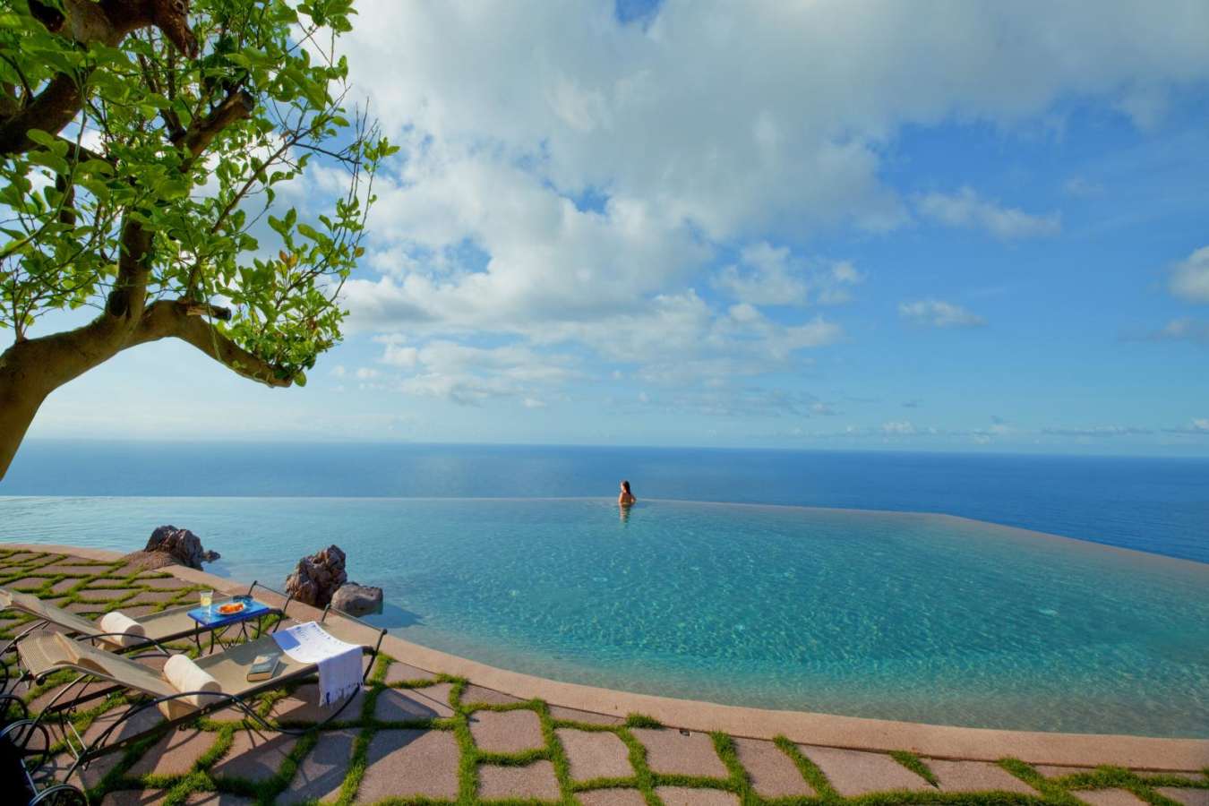 Pool view - Monastero Santa Rosa