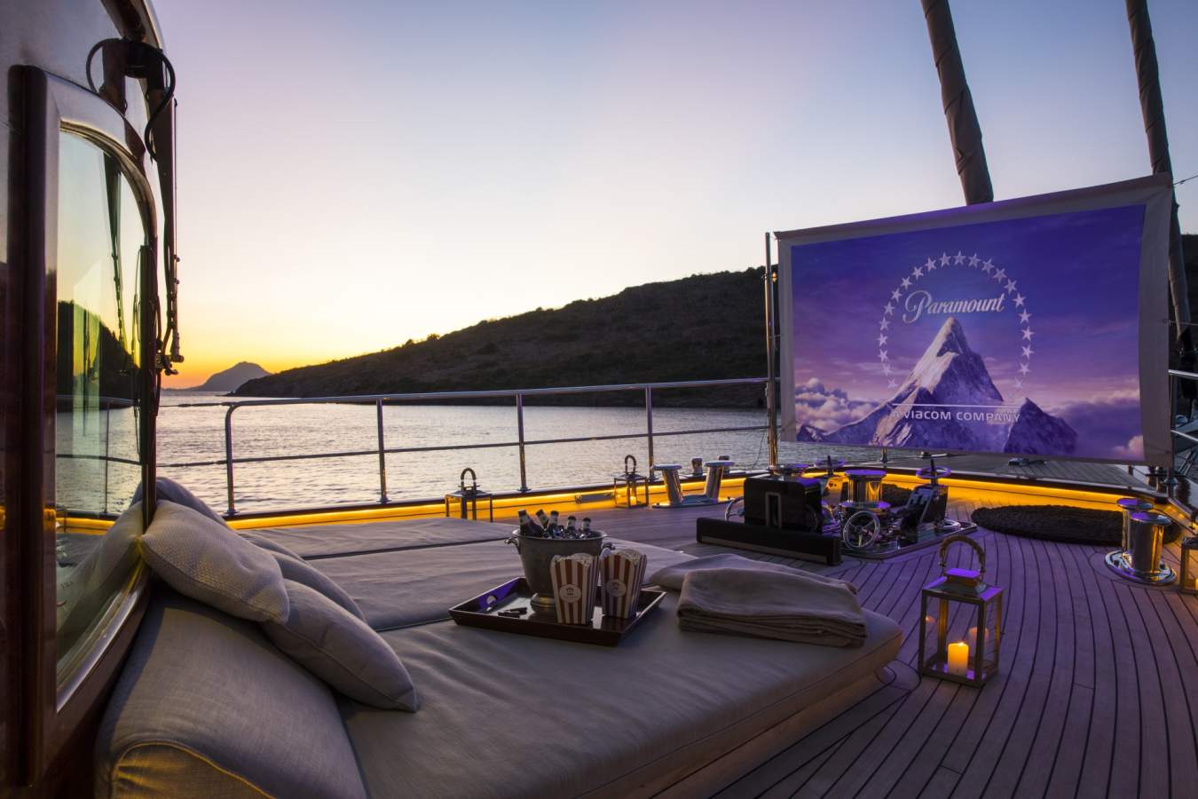 Outdoor cinema - Satori Yacht