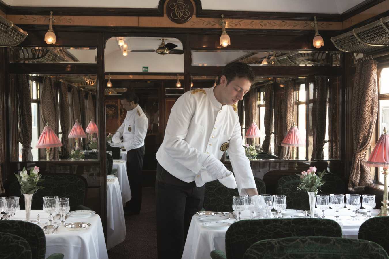 Dinner service - Venice Simplon Orient Express