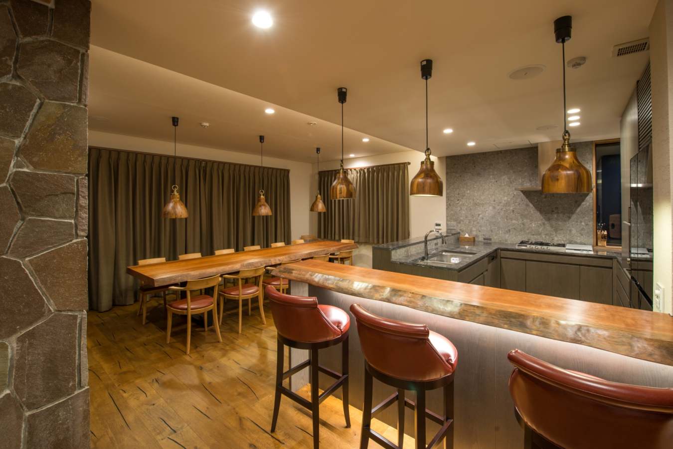 Dining and Kitchen area - Hakuchozan