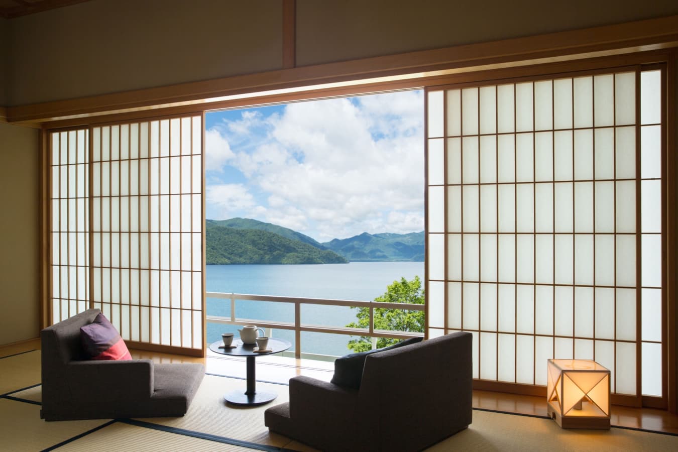 Japanese style room with view