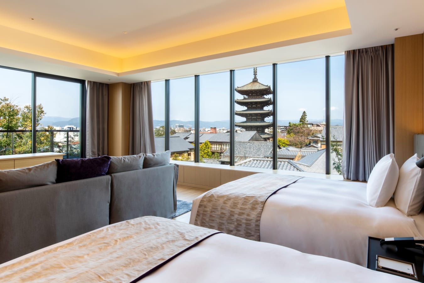 Terrace Twin Pagoda View