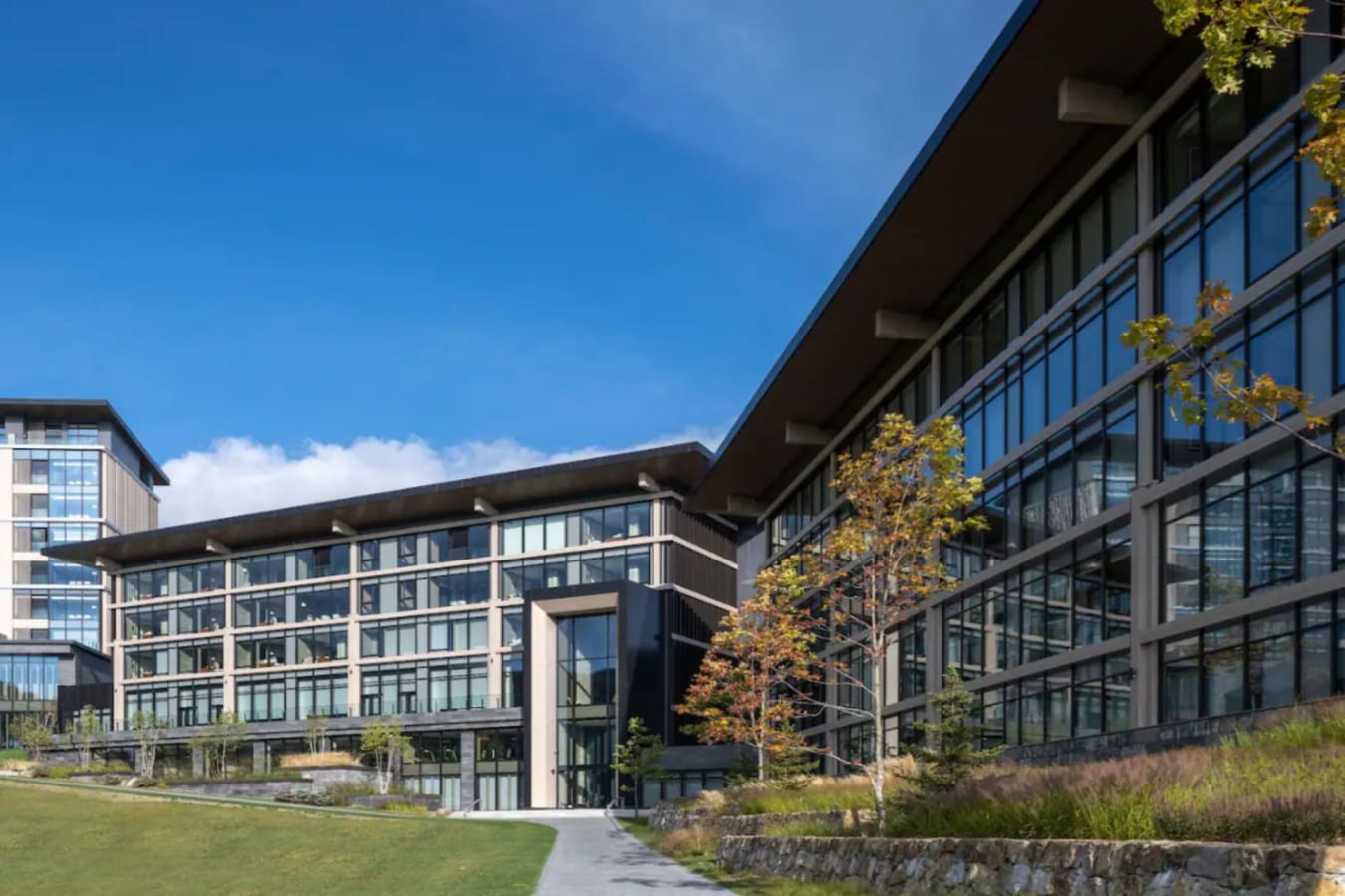 Entrance in green season 