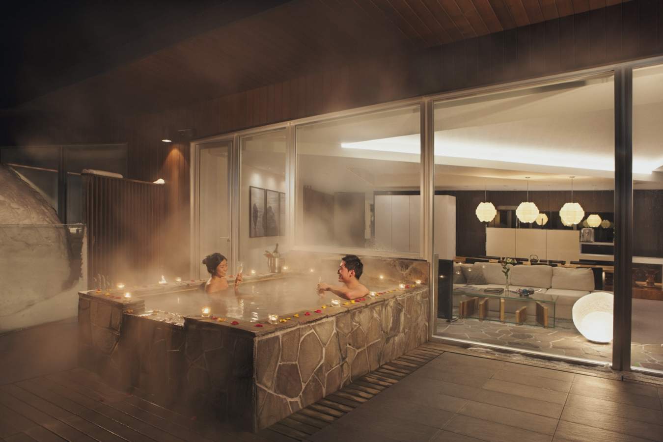 Penthouse outdoor onsen - The Vale
