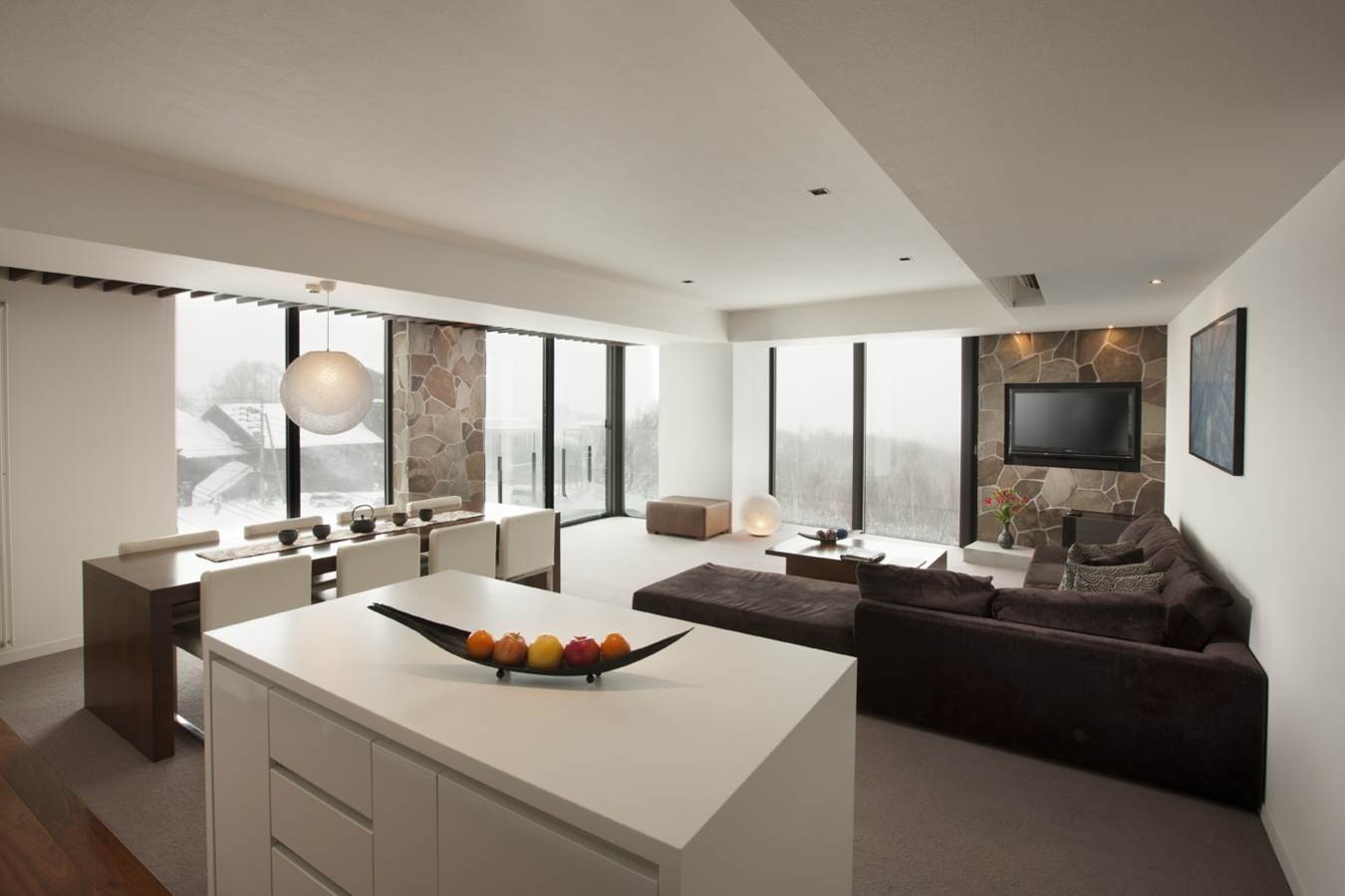 Penthouse living area - The Vale