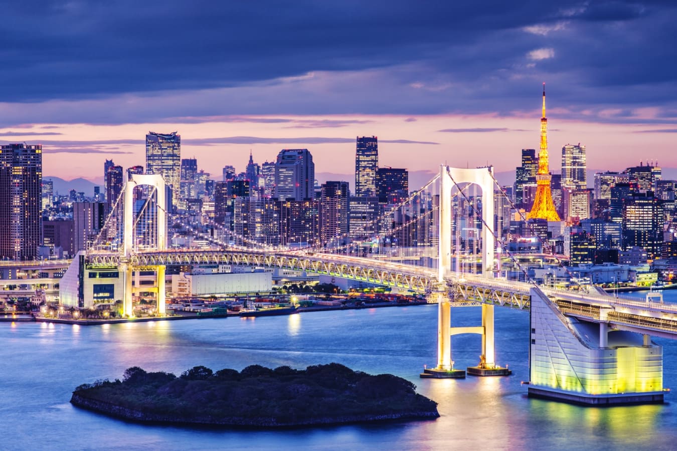 Skyline of Tokyo at Night