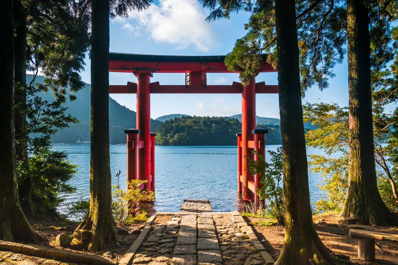 Torii gate in Hakone
