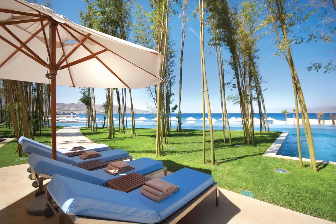 Pool Area - Kempinski Aqaba