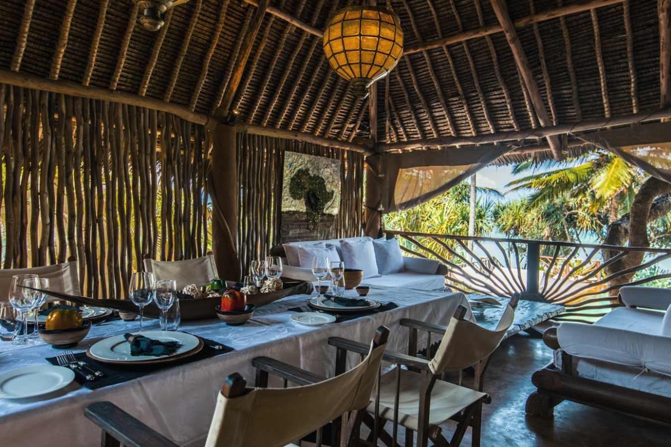 Daytime Dining - Alfajiri Beach Villa