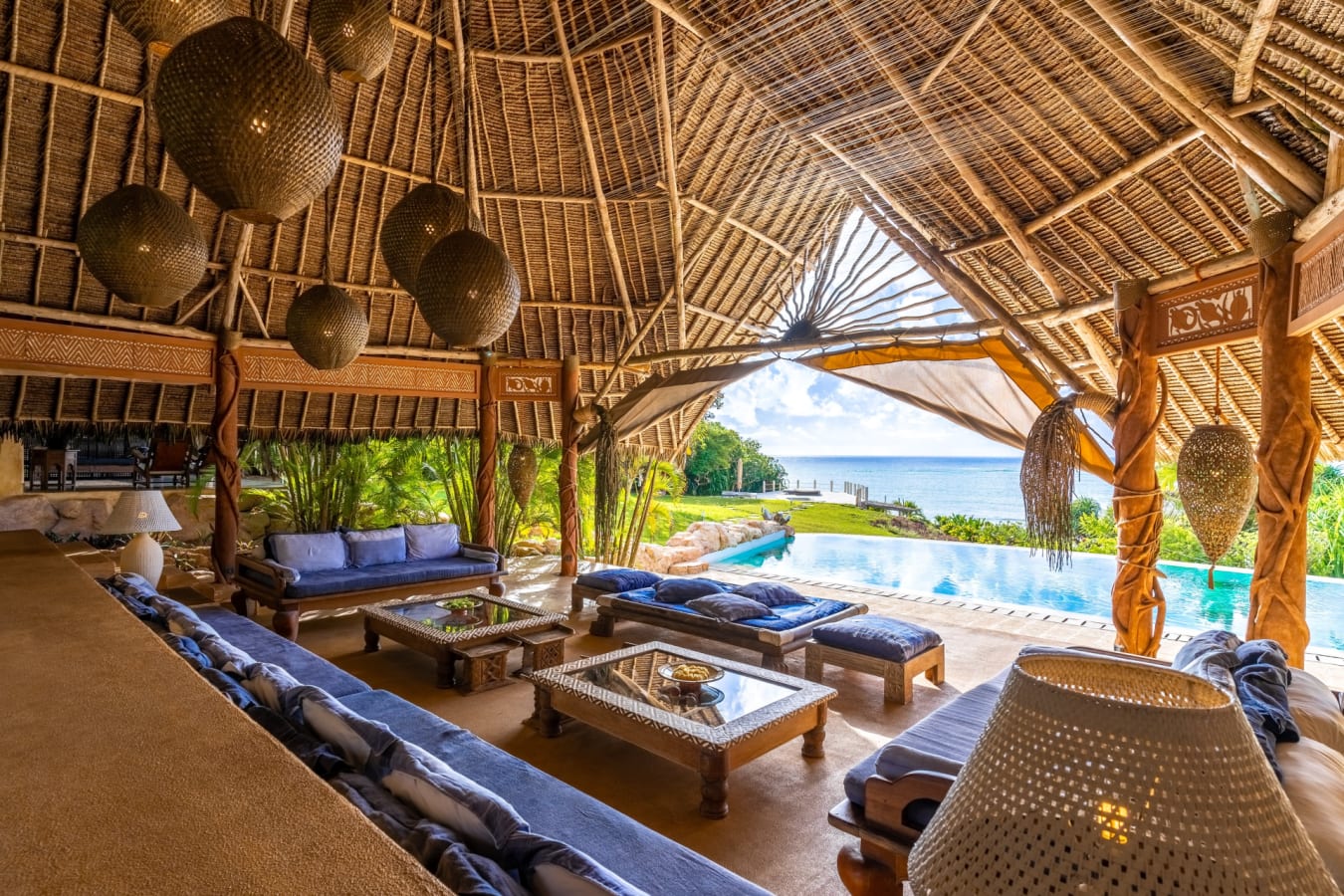 View to sea from lounge 