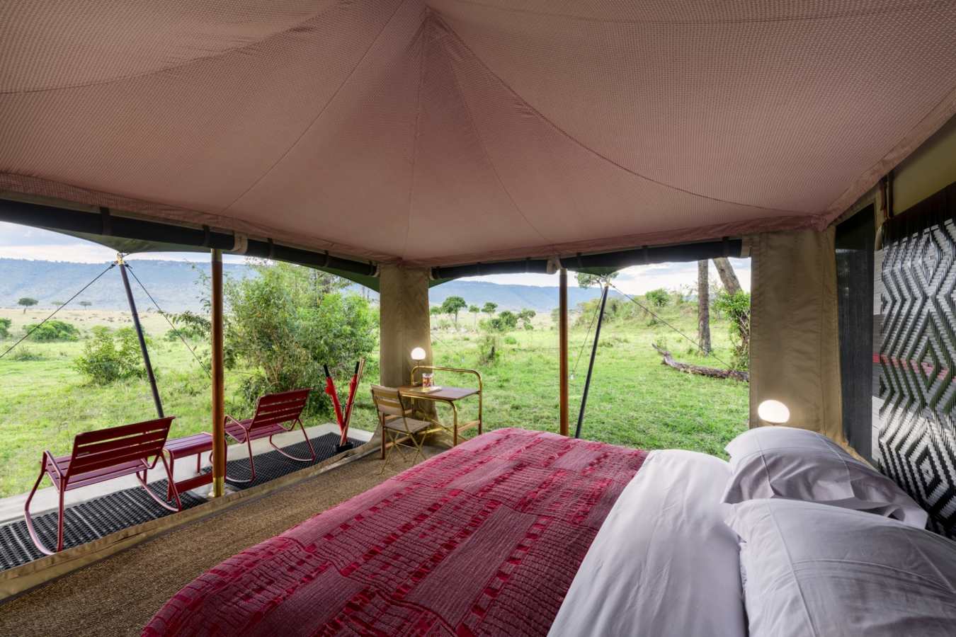 Angama Safari Camp - Views from Guest Tent