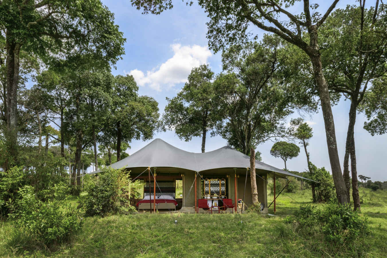 Angama Safari Camp - Guest Tent Exterior